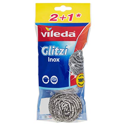 vileda sponge inox 2+1